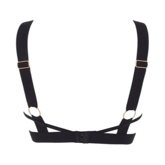 New! Bluebella Sutton strappy cage bra black banded 10491 - Picture 4 of 16